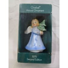 Vintage Goebel Annual Ornament 1979 Second Edition Angel Germany Original Box picture
