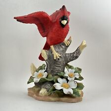 Vintage Lefton Nest Egg Collection Red Cardinal Bird 10472 Ceramic Figurine picture