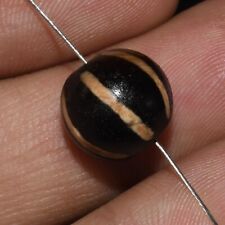 Large Genuine Ancient Burmese Pyu Pumtek Agate Bead with 6 lines Est 1000+ Years picture