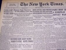1947 JULY 14 NEW YORK TIMES - MUSEUM FINDS DINOSAURS 200 MILLION YEARS - NT 1410 picture