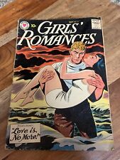 1959 JULY DC COMICS GIRLS' ROMANCES #61 SWIMSUIT COVER ART (18C) picture