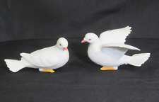 Vintage Homco Doves Porcelian White Set of 2 Wedding picture