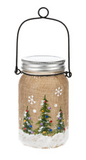 Ganz Light Up Christmas Tree Mason Jar - 5.75 inches #EX27034 picture