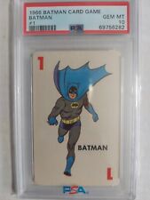 1966 Batman Card Game Batman #1 Rookie PSA 10 Super Rare picture