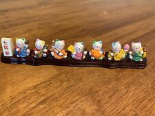 The Seven Lucky Gods Happiness Good Fortune Whimsical Cats 10.5