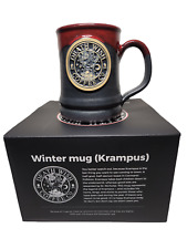 Death Wish Coffee Krampus Mug Deneen Pottery #2073/3666 picture