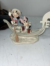 Extremely RARE Disney Lenox Minnie’s Venetian Cruise No Box. picture