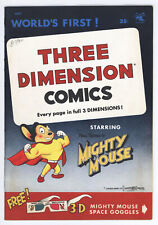 Three Dimension MIGHTY MOUSE v1 #1 - Sept, 1953 1st Print - VF+8.5 - No glasses picture