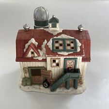 Vintage Mervyns Village Square Barn Christmas Figurines Accessories Holiday 1998 picture