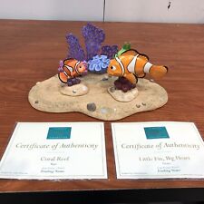 WDCC Disney Finding Nemo Base 'Coral Reef' Marlin An Nemo JD picture
