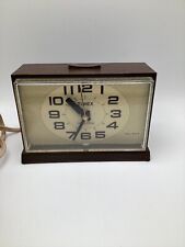 Mid Century ~TIMEX~ Lighted Dial~View Alarm~Analog Works Beautifully picture