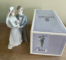 Lladro 5885 Wedding FROM THIS DAY FORWARD Figurine With Box CAKE TOPPER picture