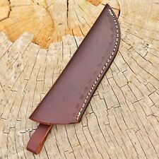 HANDMADE Genuine Leather Hand Crafted BELT Loop SHEATH Holster FIXED BLADE KNIFE picture