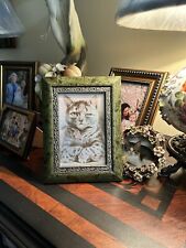 Louis Wain-  His Sophisticated Cat - Framed Under Glass - Vintage picture