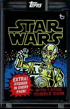 2022 Topps Star Wars May the 4th Card #1 C-3PO Blake Jamieson Rainbow Foil /99 picture