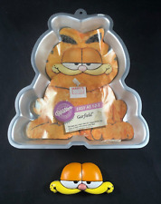 1978 Wilton Cake Pan GARFIELD with Eyes & Picture Insert  Mold #502-9403 picture
