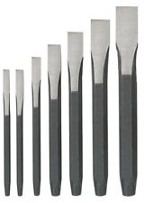 Westward 2Aja6 Cold Chisel Set, 1/4 To 7/8 In, Steel 7 Piece picture