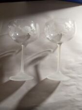 Avon Hummingbird Crystal Saucer Champagne Glass Set  NIB picture