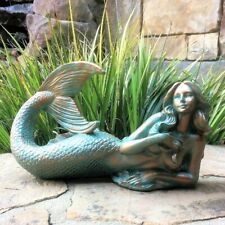 Mermaid Sculpture Statue Sexy Siren Nautical Beach Pool Outdoor Porch Yard Decor picture