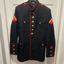 US Marines USMC Enlisted Dress Blue Male Jacket Coat Sz 44 R picture