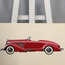 1935 Auburn 851 Speedster Roadster Car Illustration Art Drawing Hand Drawn picture