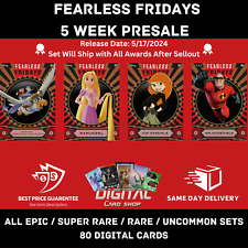 FEARLESS FRIDAYS 5 Week PRESALE ALL EPIC SR R UC Sets 80 - Topps Disney Collect picture