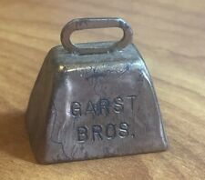 RARE Vintage Garst Bros Dairy Advertising Mini Bell Golden Guernsey Roanoke Va picture