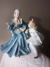 Vtg Florence Ceramics Porcelain Figurine STORY BOOK HOUR SCENE 50's SEE COND. picture