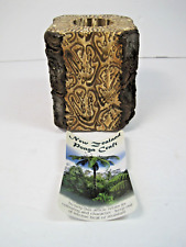 New Zealand Native Tree Mamaku Hand Crafted Candle Holder 3.5