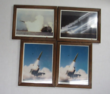 4 VTG LTV Aerospace & Defense framed photos multiple launch rocket system Army picture