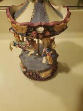 Vintage Ames Musical Revolving Carousel Plays Send In The  Clowns  picture