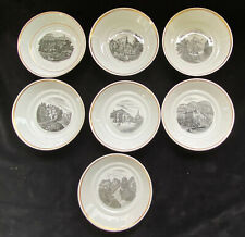 7 Bowls of Schlaggenwald LIPPERT & HAAS German Porcelain Bohemian circa 1850 picture