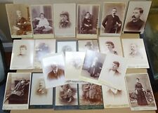 22 Cabinet Photographs ca. 1880s from one Maine estate (Boston Photographers) picture