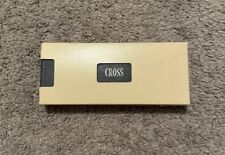 Vintage CROSS Lustrous Chrome Ballpoint Pen & Pencil Set Silver Model 350105 picture