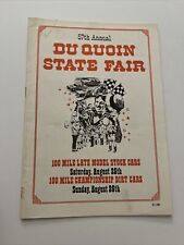 1979 Race Program : Du Quoin State Fair  Souvenir Program picture