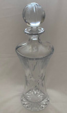 Decanter and Stopper Towle Full lead heavy crystal 13