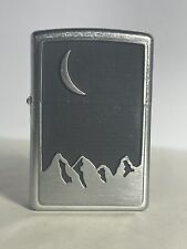 1999 Sealed Zippo Lighter 3D Textured Night Scene Unfired Unstruck Sealed picture