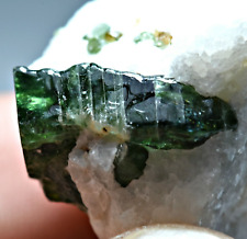 102 CT Top Quality  Rare Natural Deep Green Diopside Crystal On Matrix @ Afg picture