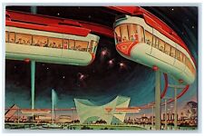 c1960's AMF Monorail New York Worlds Fair 1964-65 New York Vintage Postcard picture