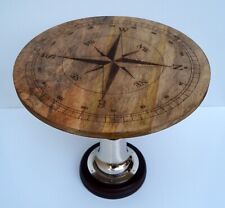 Nautical wooden compass coffee 24