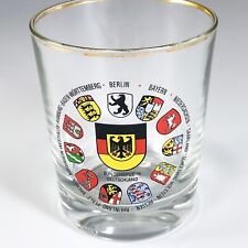 Vintage German Souvenir Glass 1970's Bundesrepublik Pre European Union picture