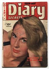 Teen-age Diary Secrets #8 1950- Matt Baker- St John Golden Age Romance G/VG picture