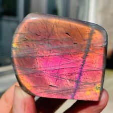 193g Rare Amazing Orange Purple Labradorite Quartz Crystal Specimen Healing picture