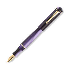 Delta Write Balance Fountain Pen in Purple - 1.1mm Stub Nib - NEW in Box picture