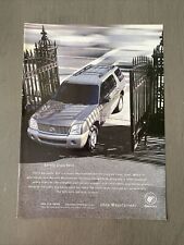 Vintage Y2K 2002 Mercury Mountaineer Magazine 11” x 8” Ad - July 16th, 2001 picture