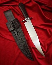 COFFIN HANDLE CUSTOM HANDMADE D2 STEEL HUNTING BOWIE KNIFE OUTDOOR BOWIE picture