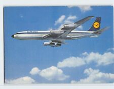 Postcard Lufthansa B 707 Intercontinental Jet picture