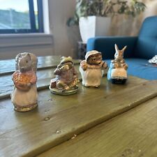 Old Beatrix Potter Figurines Porcelain Frederick Warne Beswick England Set Of 4 picture