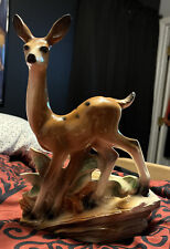Vintage Lane & Co. Van Nuys California Pottery Ceramic Deer Fawn Planter 1959 picture