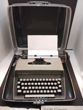 Vintage 1958 Remington Quiet-Riter Eleven Miracle Tab Typewriter In Hard Case  picture